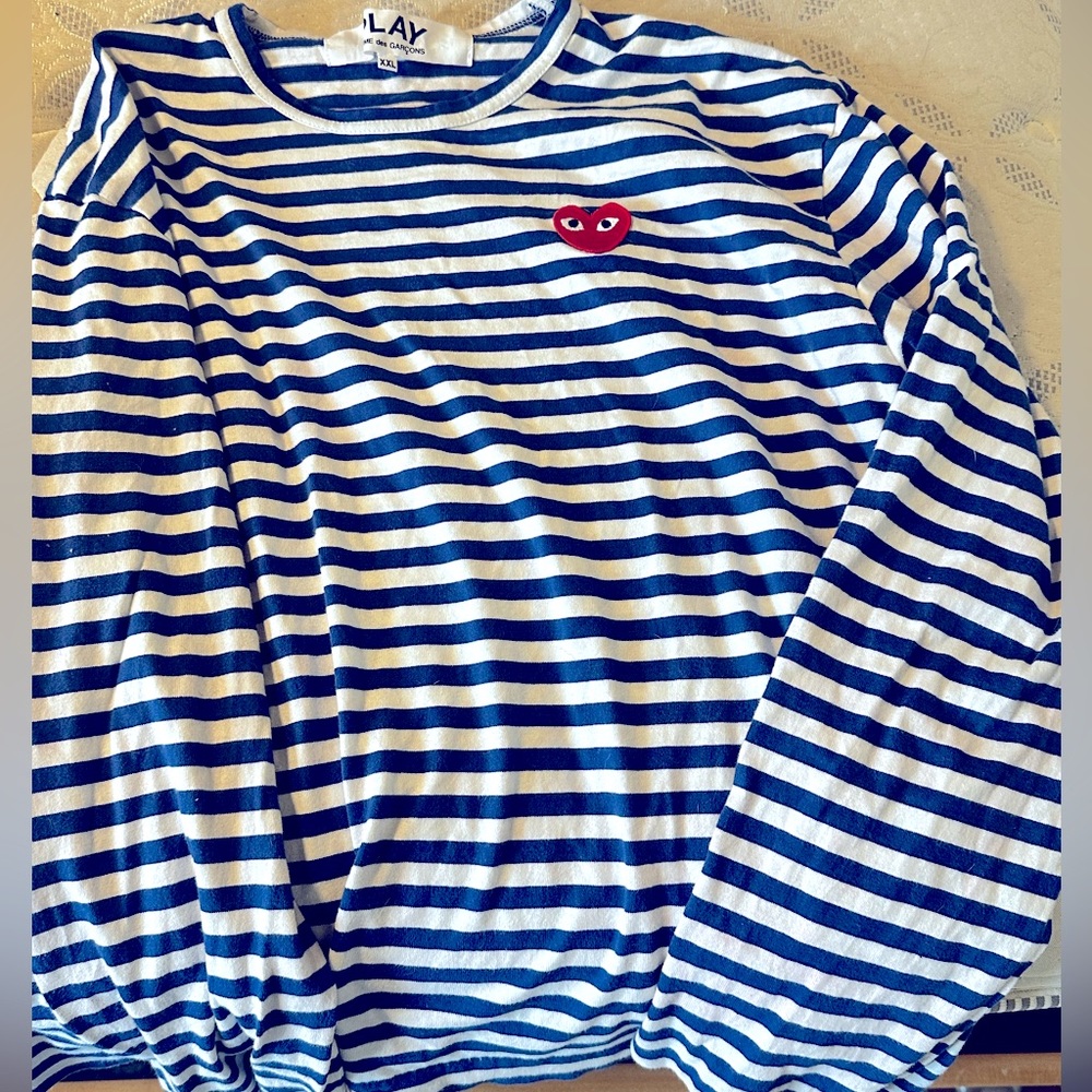 comme des garcons stripe shirt XXL 2XL